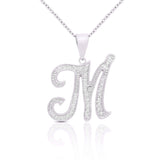 Initial Necklace Silver UK
