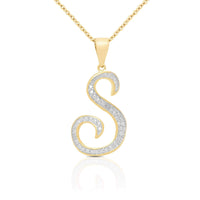 Initial Necklace Silver UK