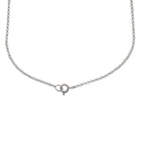 Initial Necklace Silver UK