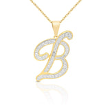 Initial Necklace Silver UK