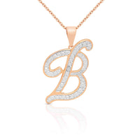 Initial Necklace Silver UK