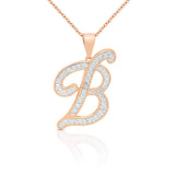 Initial Necklace Silver UK
