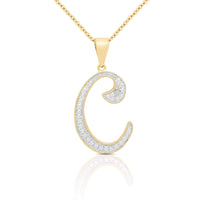 Initial Necklace Silver UK