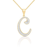 Initial Necklace Silver UK