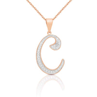 Initial Necklace Silver UK