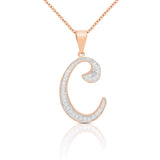 Initial Necklace Silver UK