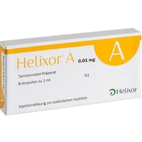 Injections of mistletoe extract, HELIXOR A ampoules 0.01 mg, viscum album UK
