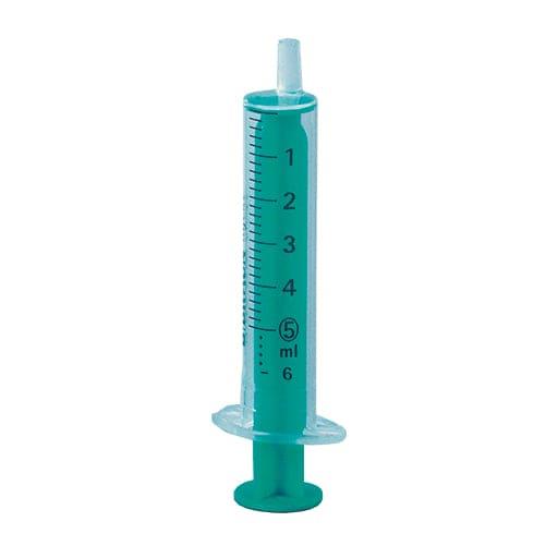 INJEKT Solo syringe 5 ml Luer eccentric PVC-free UK