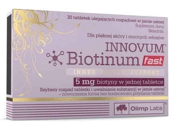 Innovum Biotinum fast Olimp x 30 orodispersible tablets UK