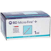 BD MICRO-FINE+ insulin syringe 1 ml U40 12.7 mm