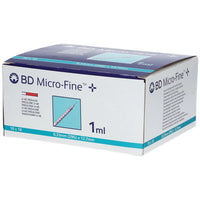 BD MICRO-FINE+ insulin syringe 1 ml U40 12.7 mm