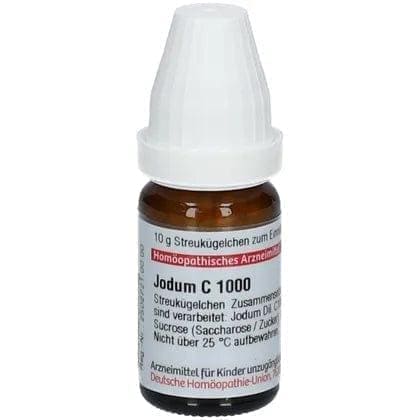 Iodine deficiency, DHU Iodine C1000, iodine globules UK