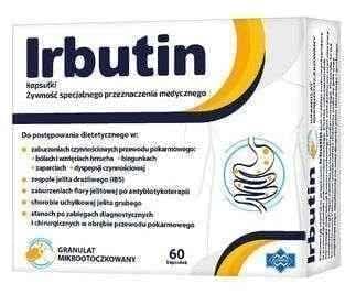 Irbutin x 60 capsules, irritable bowel syndrome, abdominal pain and distension UK