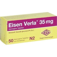 IRON VERLA 35 mg, iron(ii) gluconate, iron deficiency treatment UK