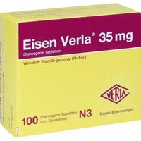 IRON VERLA 35 mg, iron(ii) gluconate, iron deficiency treatment UK