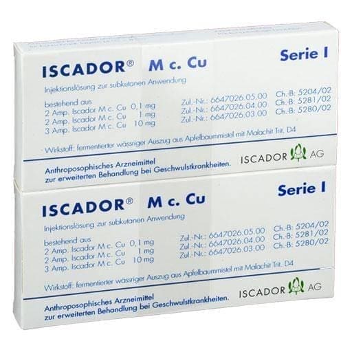 ISCADOR M c.Cu Series I solution for injection UK