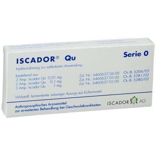 ISCADOR oak mistletoe Qu Series 0 solution for injection UK