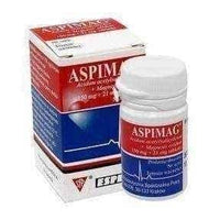 Ischemic heart disease, heart attack, aspirin ASPIMAG x 50 tablets UK