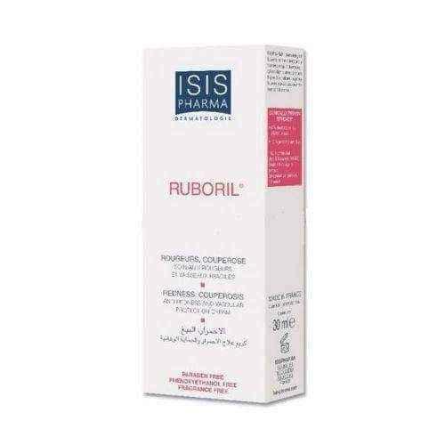 ISISPHARMA Ruboril cream to the skin capillaries and prone to redness 30ml UK