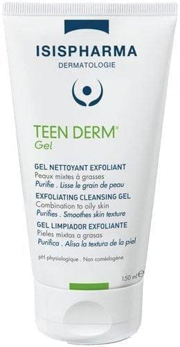 ISISPHARMA Teen Derm Antibacterial cleansing gel for oily acne skin 150ml UK