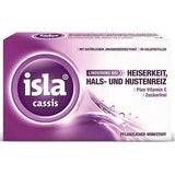 ISLA CASSIS dry mouth, sore throat pastilles UK