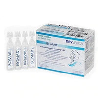 ISOMAR isotonic sea salt solution 0.9% ampoules large pack UK