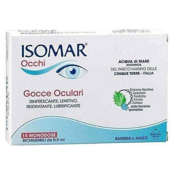 ISOMAR Occhi Eye Drops in ampoules 0.5 ml x 15 pieces UK