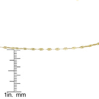 Italian gold chain 14K Sun Link (16-20 inches ) - 18 Inch UK