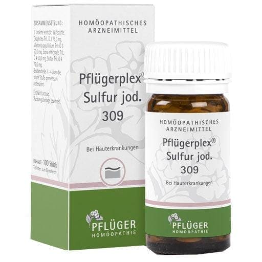 Itch skin, itching skin at night, PFLÜGERPLEX Sulfur jod.309 tablets UK