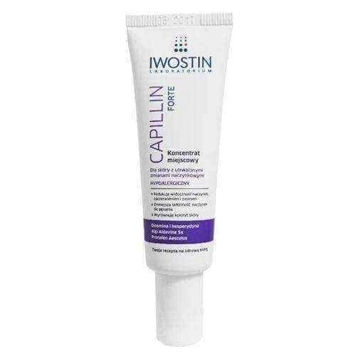 IWOSTIN Capillin cream intensively reducing redness SPF20 40ml UK