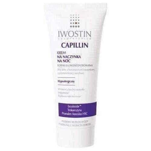IWOSTIN Capillin cream veins on the night 40ml, varicose veins UK