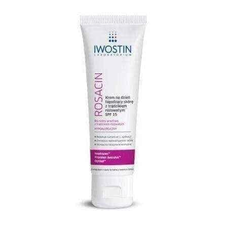 IWOSTIN ROSACIN Day Cream soothing skin with acne rosacea SPF 15 40ml UK