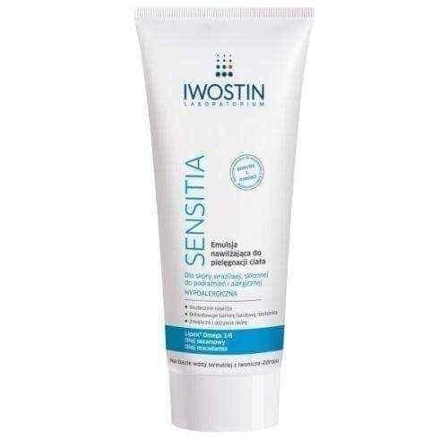 IWOSTIN Sensitia emulsion moisturizing body care 200ml UK
