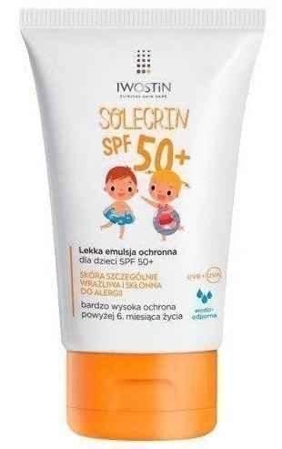 IWOSTIN Solecrin Emulsion for children SPF50 100ml UK