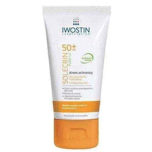 IWOSTIN Solecrin Purritin SPF50+ protective cream 50ml UK