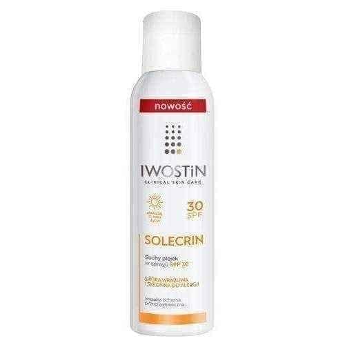 IWOSTIN Solecrin SPF30 Dry spray oil 150ml UK