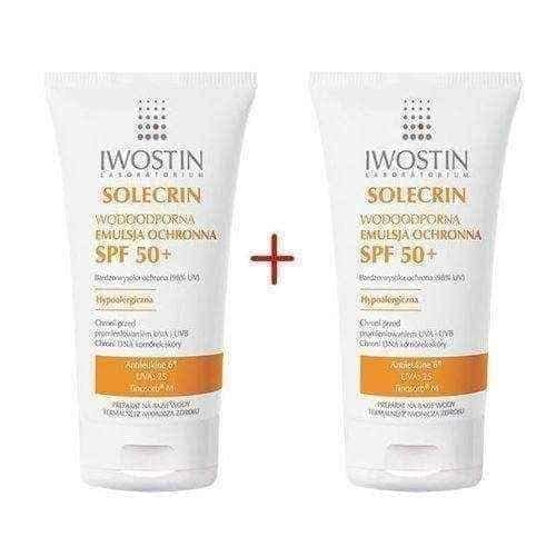 IWOSTIN Solecrin SPF50+ protective emulsion 100ml x 2 pack (DUOPACK) UK