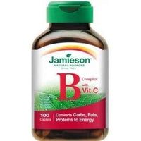 JAMIESON B-COMPLEX + VITAMIN C 100 capsules UK