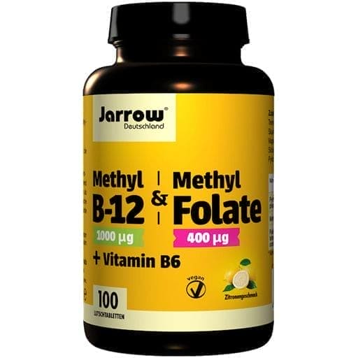 JARROW Methyl B-12 & Methyl Folate+Vitamin B6 UK