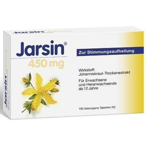 JARSIN 450 mg film-coated tablets 100 pcs St. John's wort UK