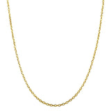 Jewel Solid 14-carat Yellow Gold 18-inch Cable Chain UK