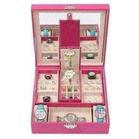 Jewelry box PU Leather Necklace Bracelet Ring Jewelry Display Storage Box UK