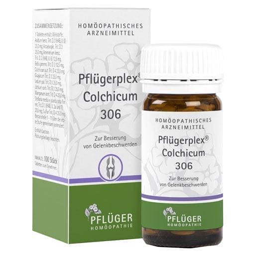 Joint disorders, chronic joint disorder, PFLUEGERPLEX Colchicum 306 tablets UK