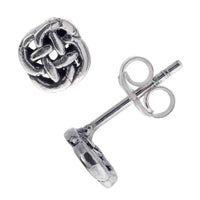 Journee Collection Sterling Silver Celtic Knot Stud Earrings UK