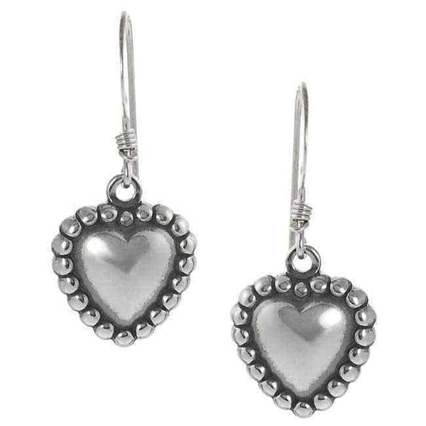 Journee Collection Sterling Silver Children's Heart Dangle Earrings UK