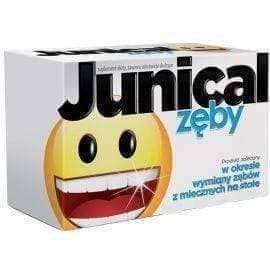 Junical teeth x 30 lozenges- calcium, phosphorus, magnesium, vitamin D for children over 6 years UK