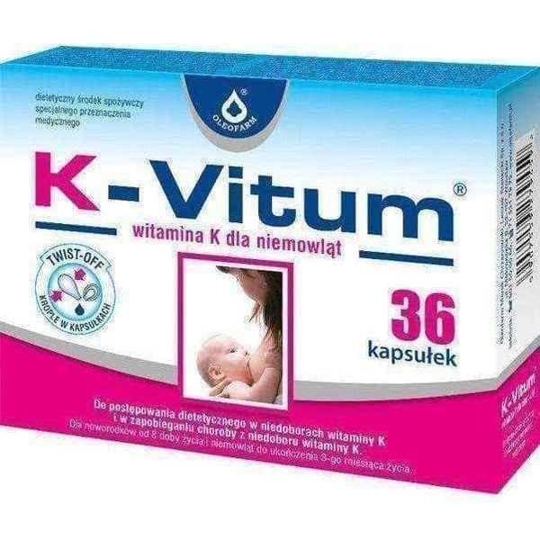 K-Vitum Vitamin K x 36 capsules twist-off UK