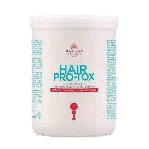 KALLOS KJMN Hair Pro-Tox mask hair keratin, collagen and hyaluronic acid 1000ml UK