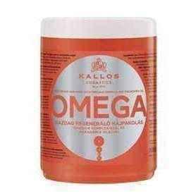 Kallos KJMN Omega hair mask with a complex of Omega-6 and macadamia oil 1000ml UK