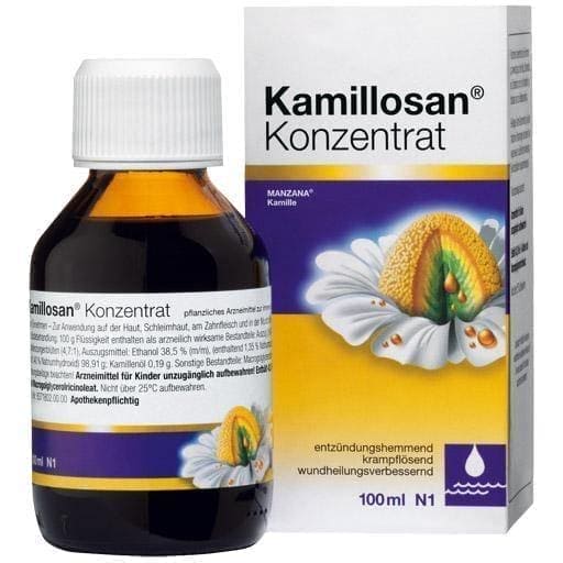 KAMILLOSAN concentrate 100 ml gastrointestinal, gum, skin disease UK